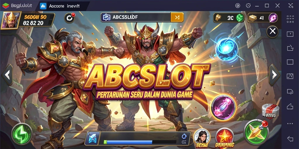 Menampilkan pertarungan seru dalam ABCSLOT dengan grafis menakjubkan.