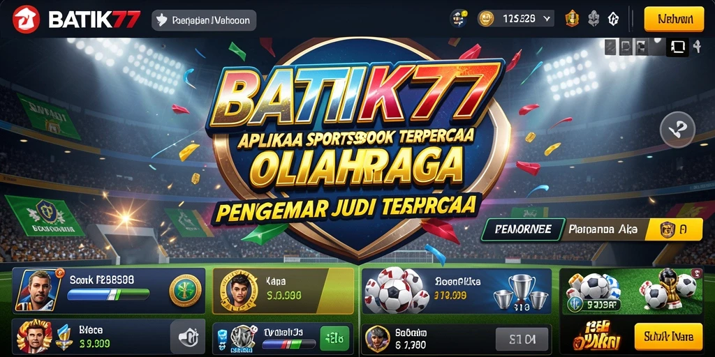 Tampilan gameplay Sportsbook yang menarik dan interaktif di BATIK77.