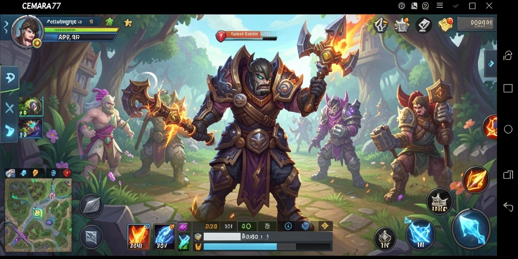 Gameplay CEMARA77 menampilkan aksi seru dalam dunia ARPG.