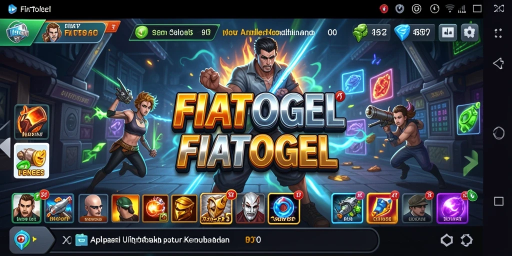 Tampilan antarmuka FIATOGEL yang sederhana dan fungsional.