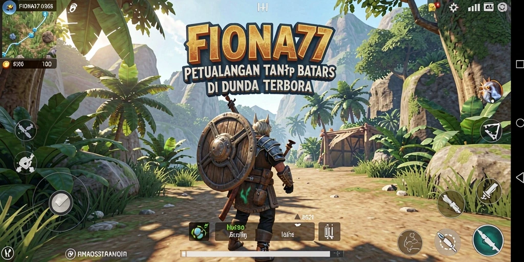 Tampilan gameplay FIONA77 di dunia Open World yang mengesankan.