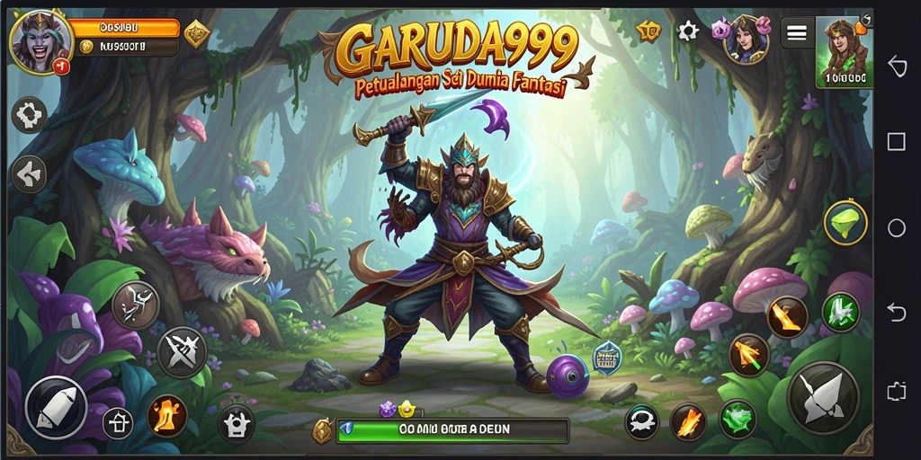 Screenshot GARUDA999 menampilkan gameplay seru dalam petualangan fantastis.