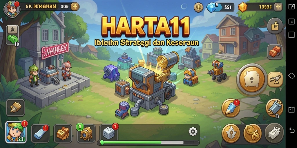 Tampilan menarik dari gameplay HARTA11 yang seru dan menantang.