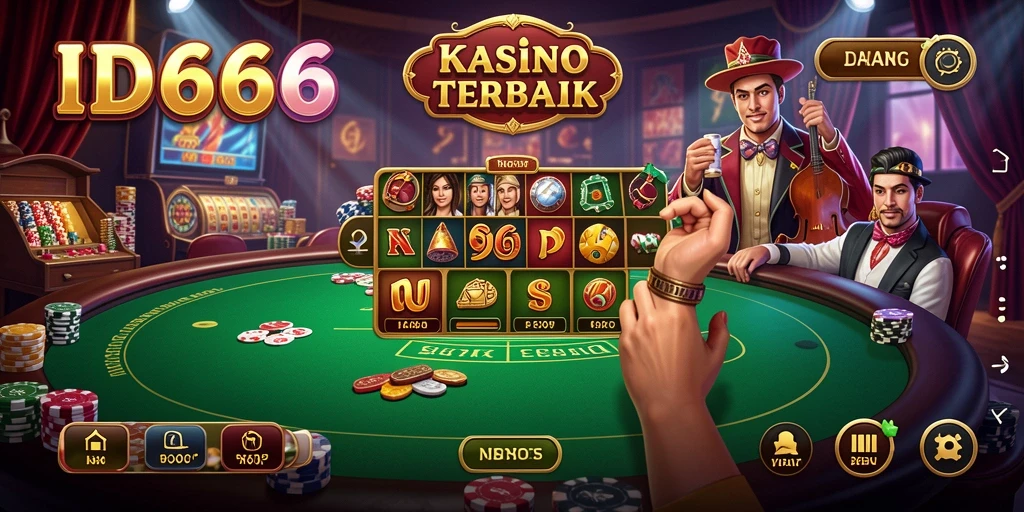 Tampilan gameplay Kasino yang menarik dari ID66.