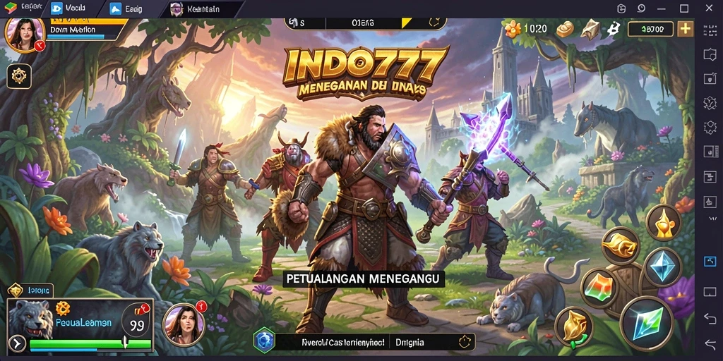 Tampilan gameplay INDO777 yang menegangkan dan penuh petualangan.