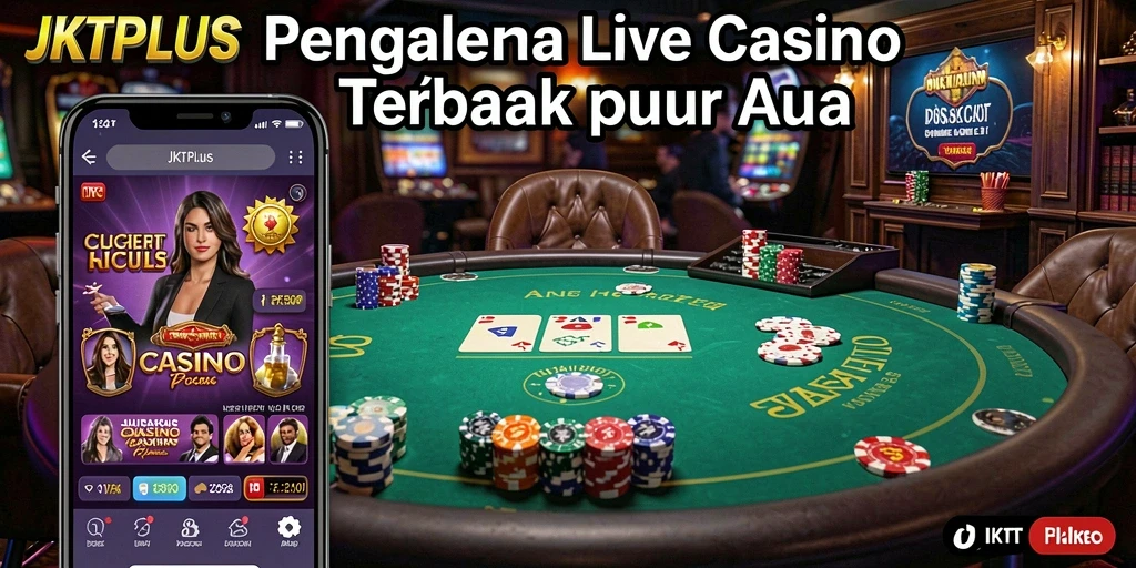 Tampilan gameplay Live Casino yang menarik di JKTPLUS.