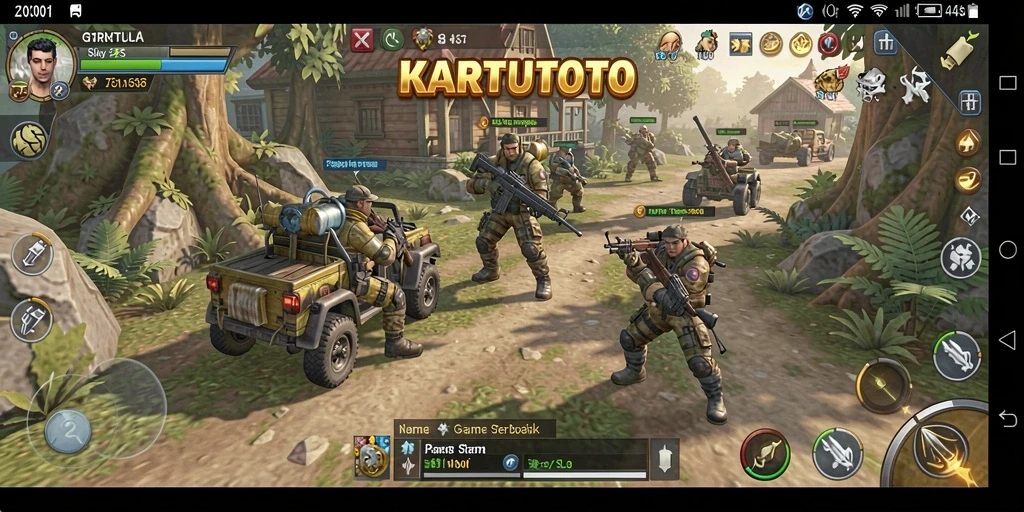 Tampilan gameplay KARTUTOTO dengan strategi yang menarik.