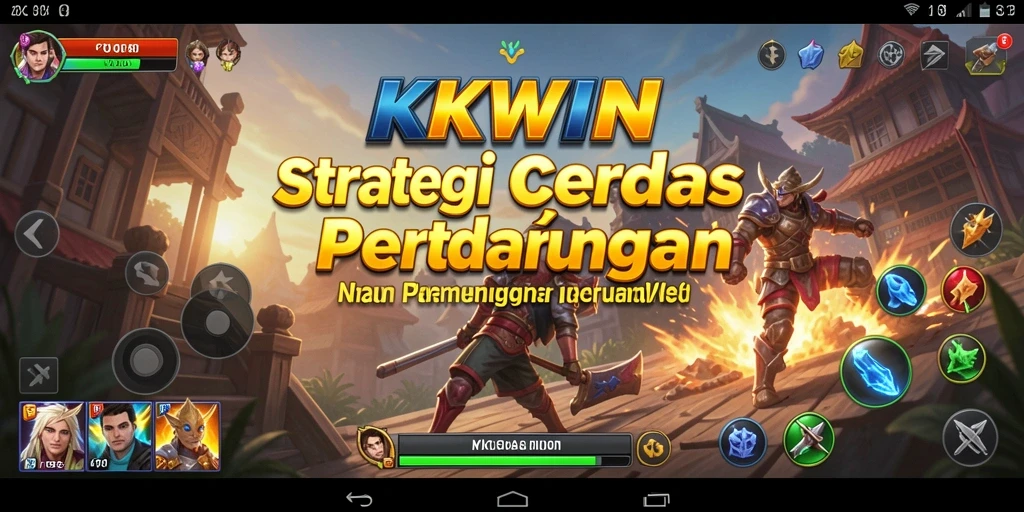 Tampilan gameplay <strong>KKWIN</strong> yang intens dan strategis.