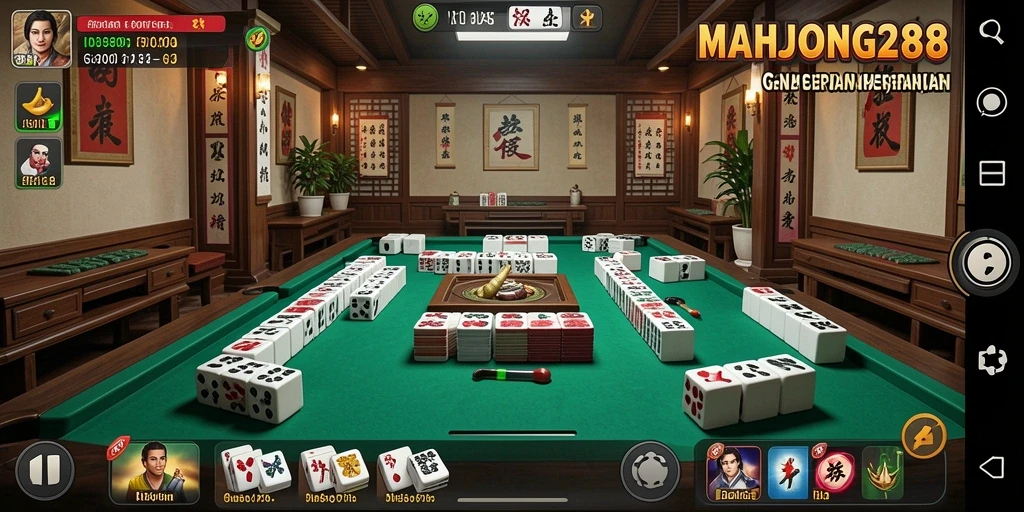Screenshot gameplay <strong>MAHJONG288</strong> menunjukkan pengalaman bermain Idle yang menarik.