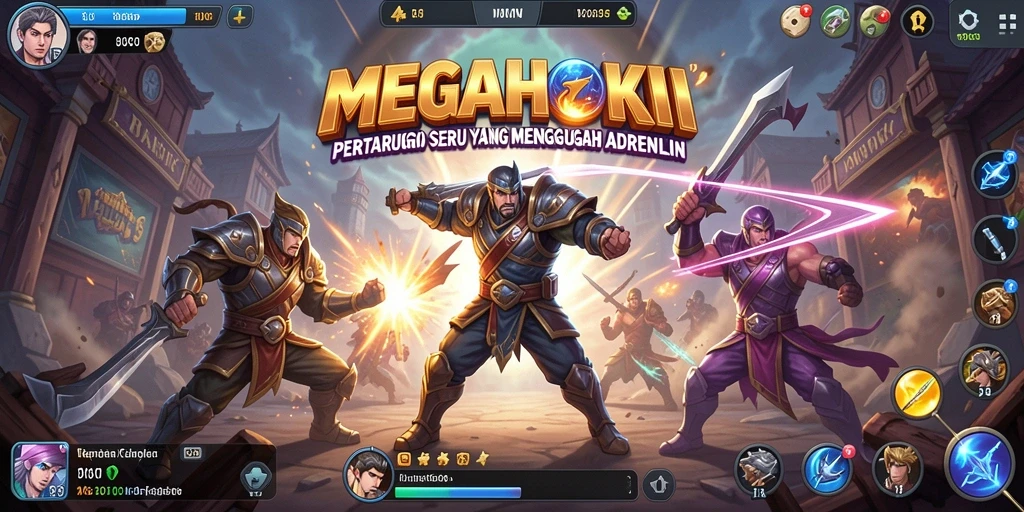 Tampilkan aksi pertarungan mendebarkan di MEGAHOKI.