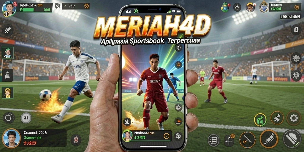 Tangkapan layar gameplay MERIAH4D menunjukkan fitur taruhan olahraga yang menarik.