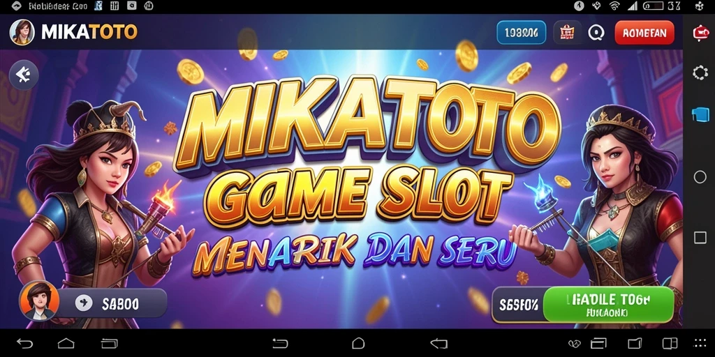 Tampilan gameplay MIKATOTO yang menarik dan penuh warna.
