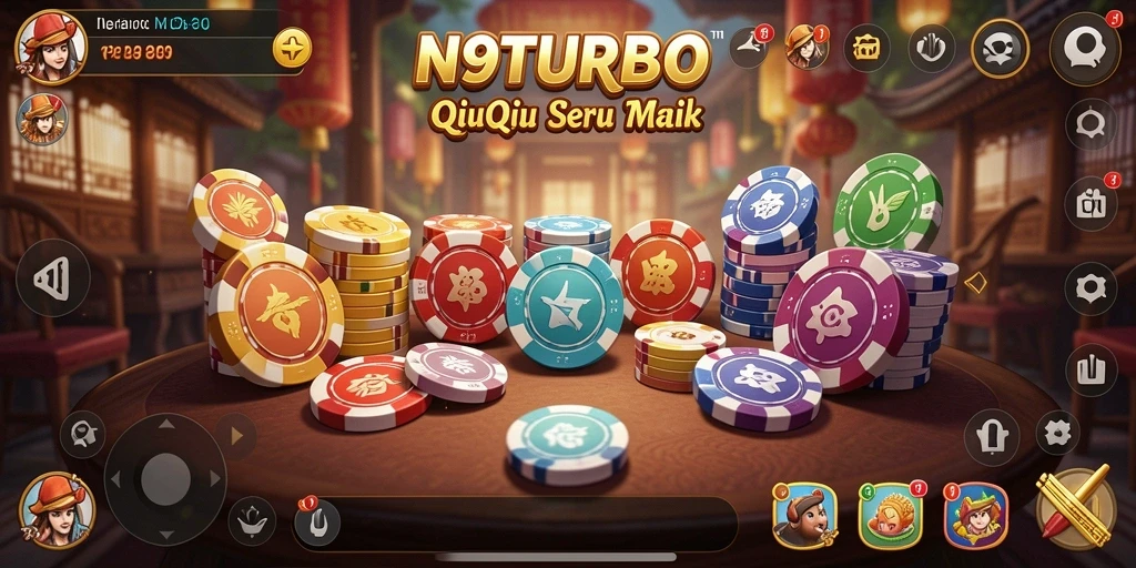 Tampilan gameplay QiuQiu yang menarik dan interaktif.