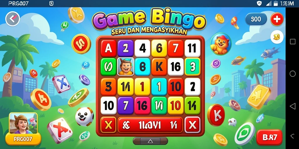 Gameplay seru PRG007 dengan elemen Bingo yang menegangkan.