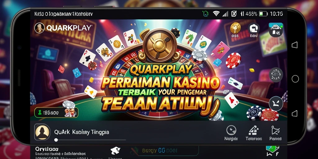Tampilan gameplay yang menakjubkan dari QUARKPLAY Kasino.