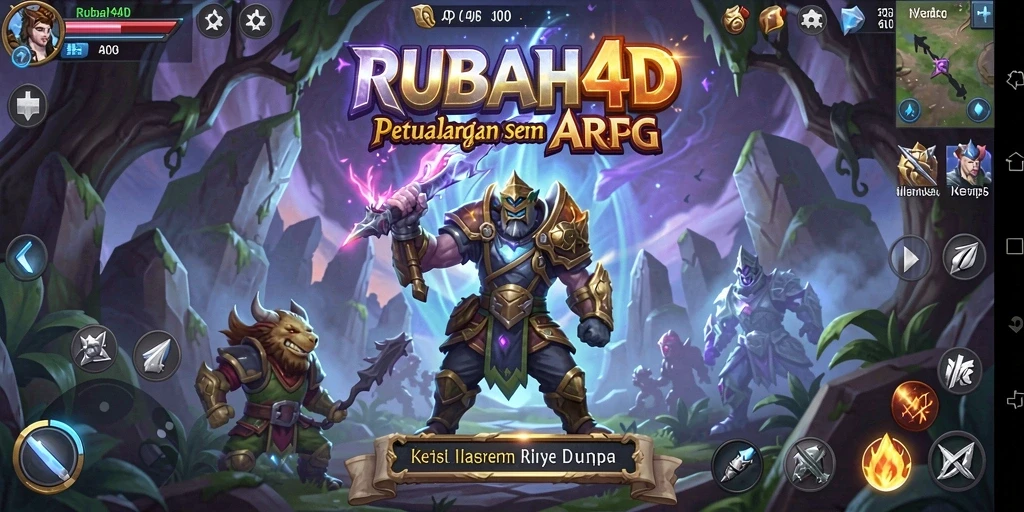 Tangkapan layar RUBAH4D menunjukkan aksi seru dalam pertarungan ARPG.